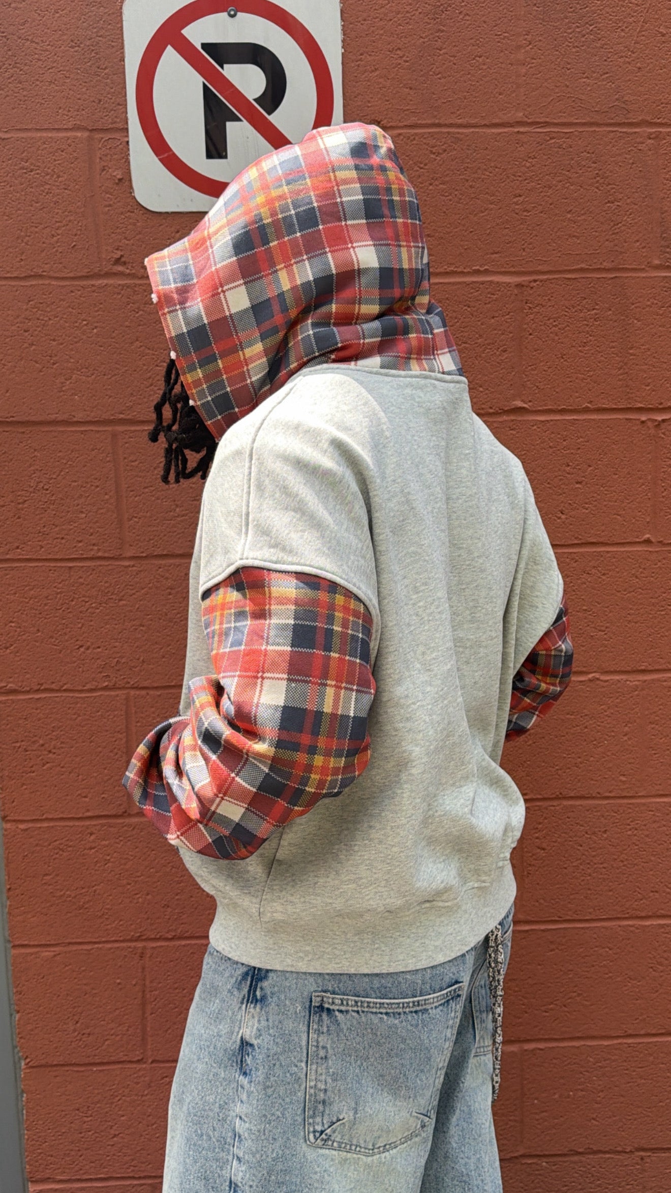 Plaid Zip-Up